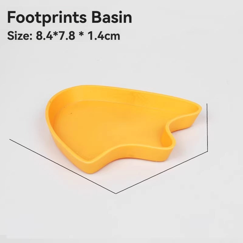 Climbing Pet Feeding Pot Land Turtle Water Pot Climbing Pet Feeding Plate Lizard Horned Frog Shougong Feeding Box Pet Drinking Plate