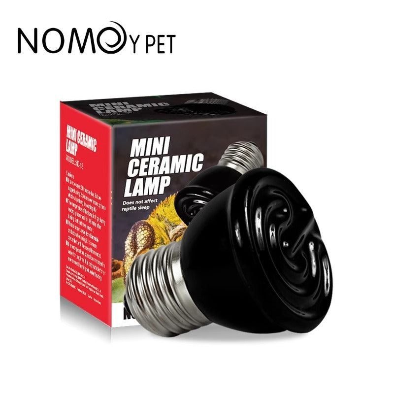 Climbing pet mini ceramic lamp turtle reptile heating bulb tortoise far infrared heat preservation lamp heating lamp