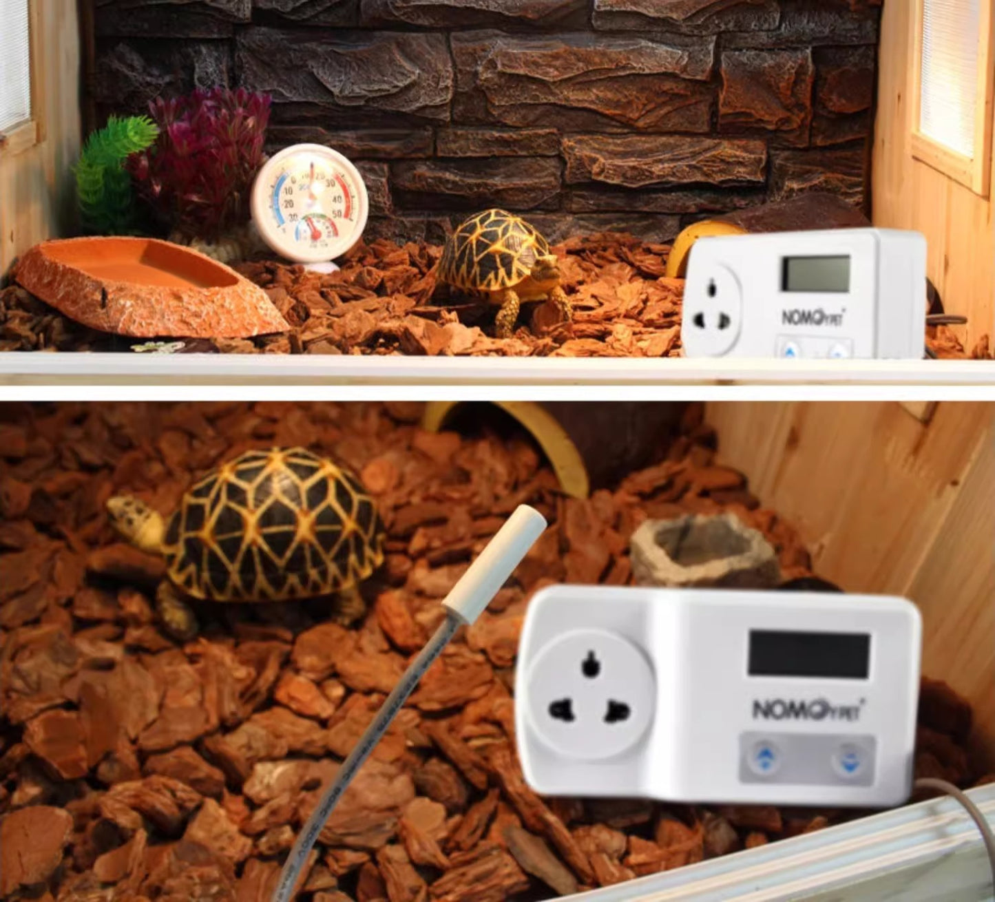 Climbing pet cold-blooded animal intelligent thermostat temperature controller pet reptile feeding digital display electronic temperature control socket thermostat switch