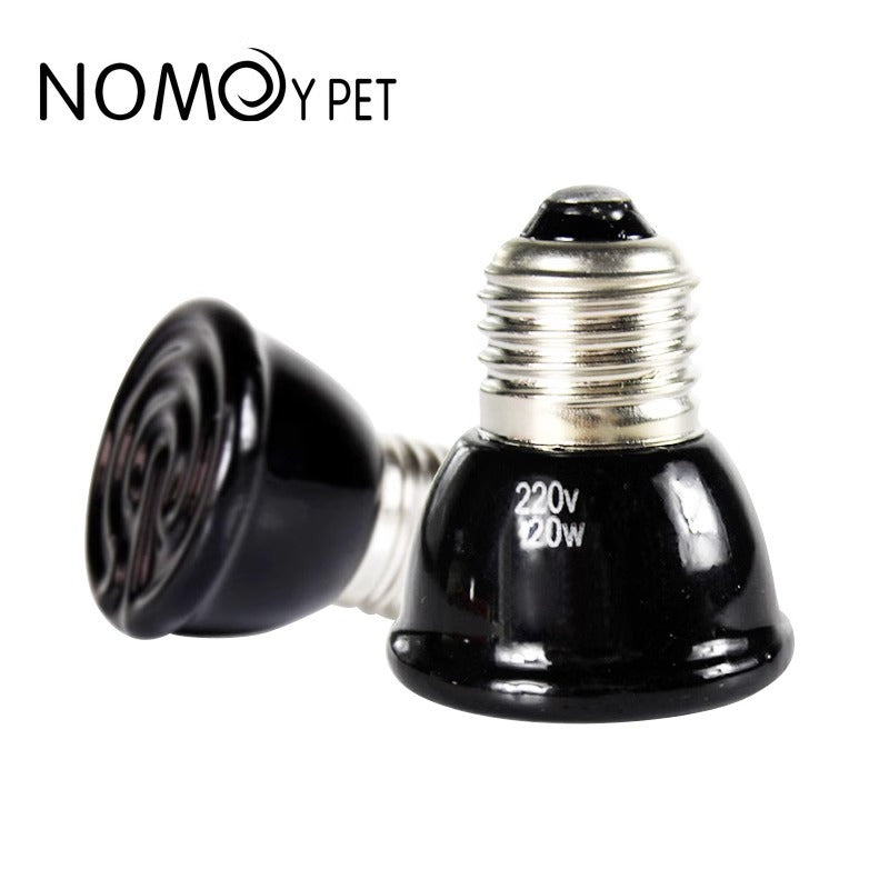 Climbing pet mini ceramic lamp turtle reptile heating bulb tortoise far infrared heat preservation lamp heating lamp