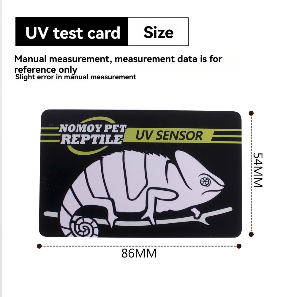 Climbing pet 10 seconds detection UVB UV UV test card UV life effective test